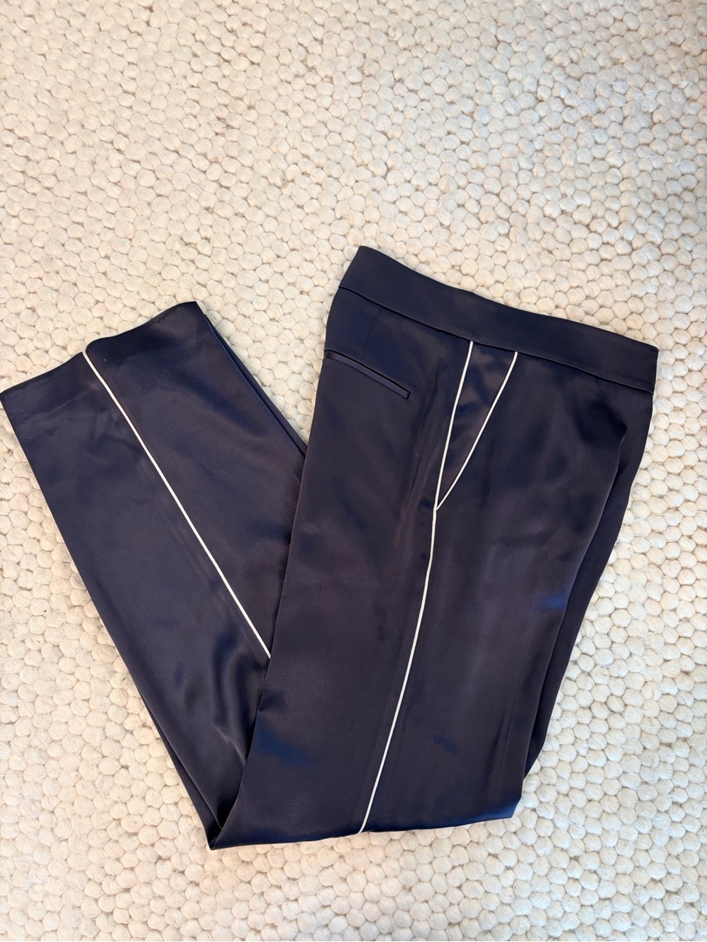 Aritzia Wilfred Clarisse Pants Navy Blue size 4 - Picture 6 of 12